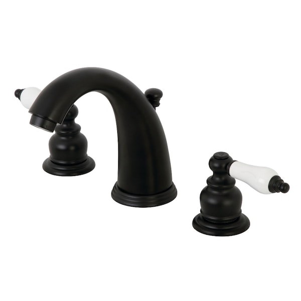 KB980PL Victorian 2-Handle 8" Widespread Bathroom Faucet, Matte Black